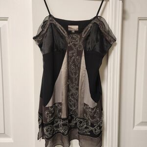 Karen Millen Embellished 100% Silk Top